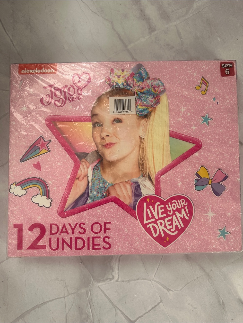 JoJo Siwa 12 Days of Undies Gift Pack: Size 6